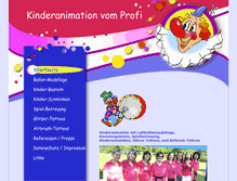 Tablet Screenshot of luftballonzauber.de